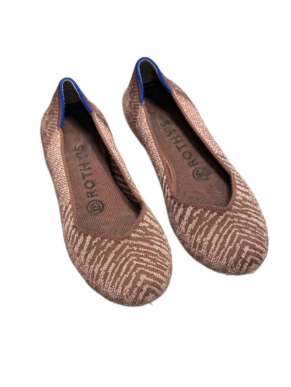 Rothy's Women's Size 6 Brown Knit Ballet Flats